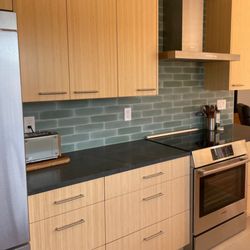 Natural bamboo kitchen