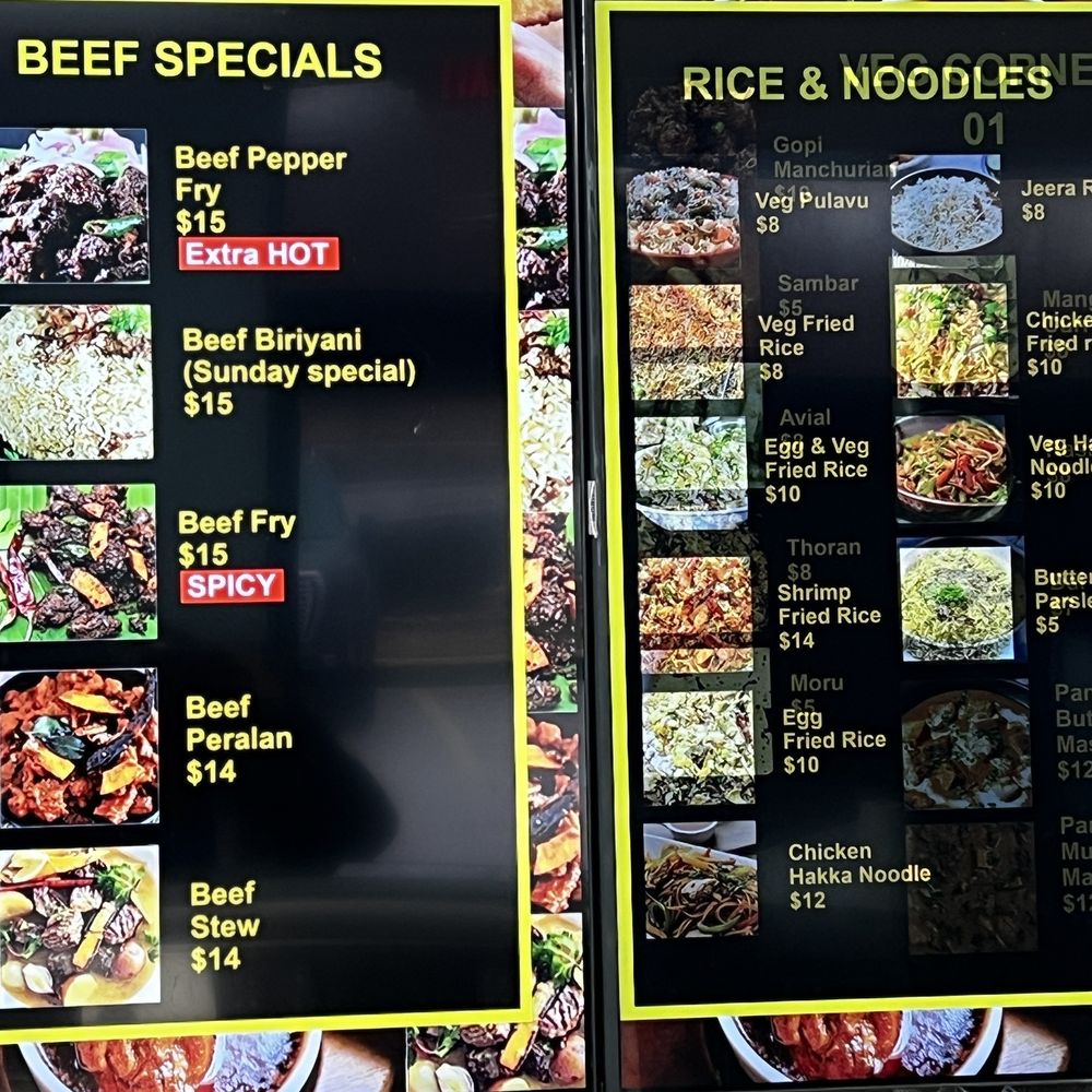 Bay Leaf Garden - menus and prices on a menu board - Indian Near Me - Carrollton, Texas Bay Leaf Garden - menus and prices on a menu board - Indian Near Me - Carrollton, Texas