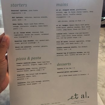 et al. - Lunch menu - Breakfast & Brunch Near Me - Honolulu, Hawaii et al. - Lunch menu - Breakfast & Brunch Near Me - Honolulu, Hawaii