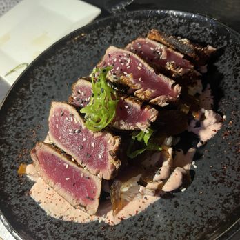 Thirsty Mermaid Raw Bar Restaurant - Togarashi tuna over rice and pickled vegetables - Seafood Near Me - Key West, Florida Thirsty Mermaid Raw Bar Restaurant - Togarashi tuna over rice and pickled vegetables - Seafood Near Me - Key West, Florida