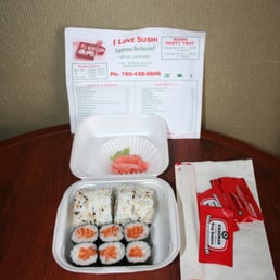 1 Cal roll, 1 Salmon roll $9.26!!