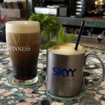 Hideaway - guiness + frozen mule (the main event) - American Near Me - San Diego, California