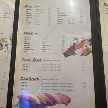 Ninja Sushi & Tofu - Menu Prices as of 12.19.2025 - Korean Near Me - San Bruno, California
