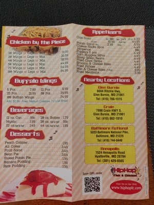 Menu photo 6 Hip Hop Fish & Chicken Silver Spring, MD Menu photo 6 Hip Hop Fish & Chicken Silver Spring, MD