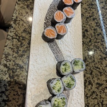 Joyce's Sushi - Salmon and cucumber roll - Japanese Near Me - Rancho Mirage, California Joyce's Sushi - Salmon and cucumber roll - Japanese Near Me - Rancho Mirage, California