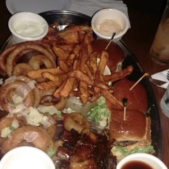 Saddle Ranch - Monster Sampler! Great for sharing - Steakhouses Near Me - Orange, California Saddle Ranch - Monster Sampler! Great for sharing - Steakhouses Near Me - Orange, California