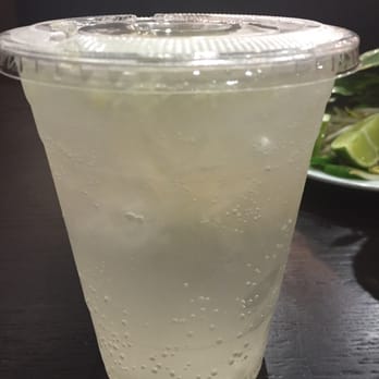 Pho Hai - Salty lemon soda.  Tastes just like the Mexican limon powder I used to get as a kid. - Vietnamese Near Me - Walnut, California