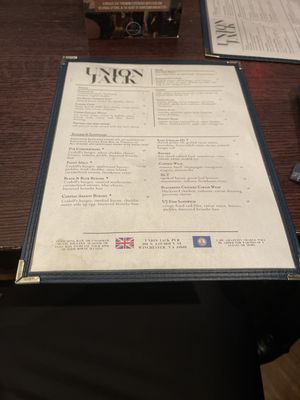 Menu photo 4 The Union Jack Pub & Restaurant Winchester, VA