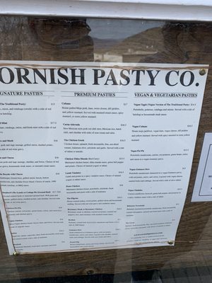 Menu photo 6 Cornish Pasty Co Jerome, AZ