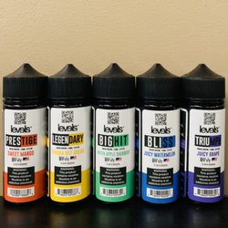 South Coast Vapor - Levels vape juice line SPECIAL! Available in 3mg or 6mg 120mls $20