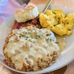 Chicken Fried Steak & Eggs