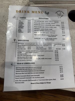 Menu photo 3 Chase Coffee Roasters Fullerton, CA