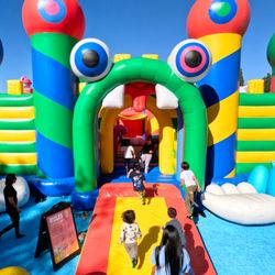 Funbox - Entrance into main bounce park.