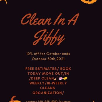 Clean In A JIffy - Specials :) - Home Cleaning Near Me Clean In A JIffy - Specials :) - Home Cleaning Near Me