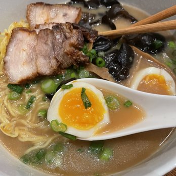 Sakuramen - Tonkotsu Mild Ramen with a jammy egg - Asian Fusion Near Me - Washington, DC, District of Columbia Sakuramen - Tonkotsu Mild Ramen with a jammy egg - Asian Fusion Near Me - Washington, DC, District of Columbia