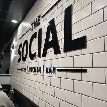 The Social - a sign on the wall of a restaurant - Pasta Shops Near Me - North Providence, Rhode Island The Social - a sign on the wall of a restaurant - Pasta Shops Near Me - North Providence, Rhode Island
