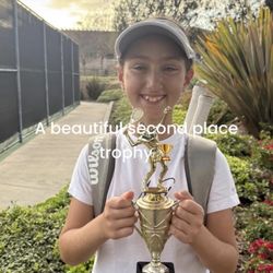 Orange County Top Tennis - A beautiful 2nd place trophy!