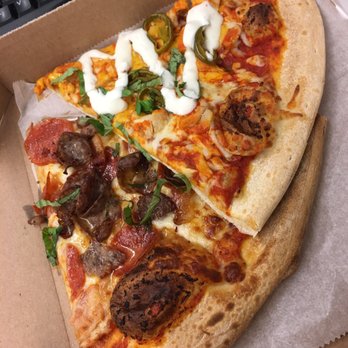 DC Slices - Slice of buffalo and meat lovers 'zza - Pizza Near Me DC Slices - Slice of buffalo and meat lovers 'zza - Pizza Near Me