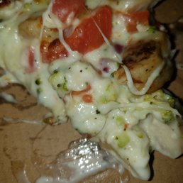 A nice black hair in our pizza. A nice black hair in our pizza.