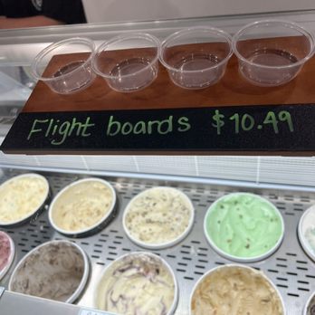 Scoop 50Fifty Ice Shop - They have ice cream flights if you cannot decide which flavor you want! - Ice Cream & Frozen Yogurt Near Me - Summerville, South Carolina Scoop 50Fifty Ice Shop - They have ice cream flights if you cannot decide which flavor you want! - Ice Cream & Frozen Yogurt Near Me - Summerville, South Carolina