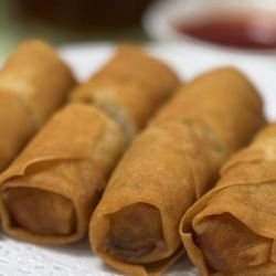 Creek House Dim Sum Restaurant - This egg roll looks yummy let's have some makes my mouth water