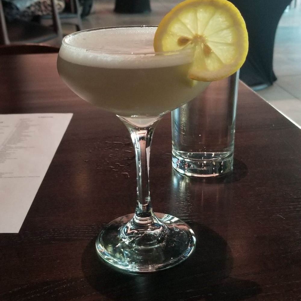 Crush - Cucumber vodka, lavender, violet, and lemon. Delicious. - New American Near Me - Amarillo, Texas
