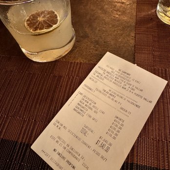De Cantaro - Our total bill - Steakhouses Near Me - Puerto Vallarta, JAL