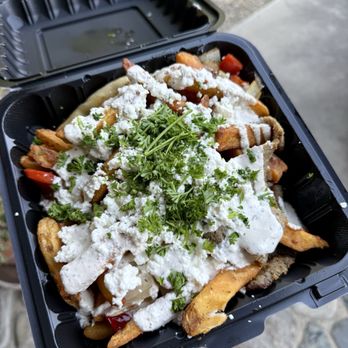 Tony’s Taverna On Wheels - Loaded Gyro Fries - Solid but not worth the price tag IMO. Flavors were pretty solid overall but lacking in gyro meat big time. - Greek Near Me - Three Rivers, California