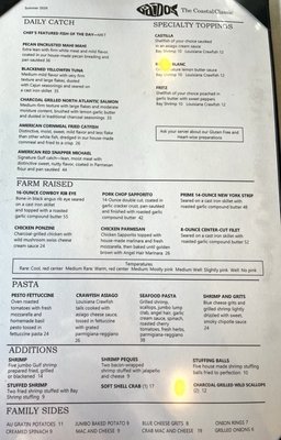 Menu photo 2 Gaido's Galveston, TX