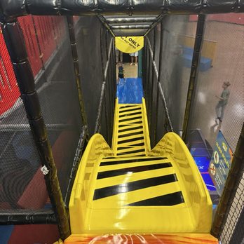 Uptown Jungle Fun Park - One of the slides - Trampoline Parks Near Me - Sandy, Utah