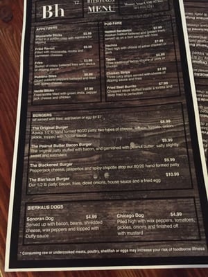 Menu photo 2 Bierhaus Mount Angel, OR