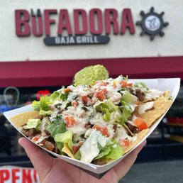 Exterior outside entrance of La Bufadora Baja Grill - Eastvale, California Exterior outside entrance of La Bufadora Baja Grill - Eastvale, California