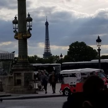 Obélisque de Louxor - Eiffel Tower from the Place de la Concorde Paris France May 2019 - Landmarks & Historical Buildings Near Me - Paris, 75