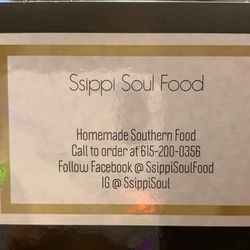 Ssippi Soul Food - Business card