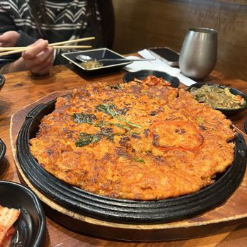 HanEuem - Pork Belly Kimchi Pancake - Korean Near Me - Los Angeles, California HanEuem - Pork Belly Kimchi Pancake - Korean Near Me - Los Angeles, California