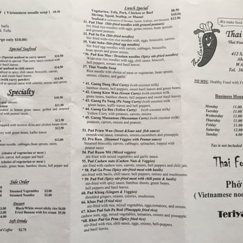 Thai Carrot - Menu page 1 - Thai Near Me - Aberdeen, Washington Thai Carrot - Menu page 1 - Thai Near Me - Aberdeen, Washington