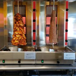 Gyro King - Chicken on the left, gyro on the right.
