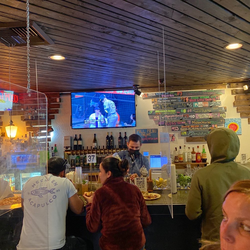 Noble Pie Parlor - Midtown - Bartender in the back is a Rockstar! - Chicken Wings Near Me - Reno, Nevada Noble Pie Parlor - Midtown - Bartender in the back is a Rockstar! - Chicken Wings Near Me - Reno, Nevada