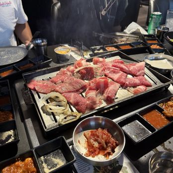 Moohan Korean BBQ - Meat on grill - Korean Near Me - Los Angeles, California Moohan Korean BBQ - Meat on grill - Korean Near Me - Los Angeles, California