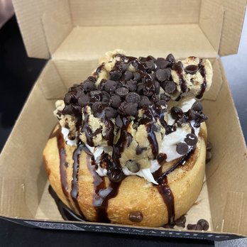 Cinnaholic - The Cookie Monster cinnamon roll - Bakeries Near Me - London, Ontario Cinnaholic - The Cookie Monster cinnamon roll - Bakeries Near Me - London, Ontario