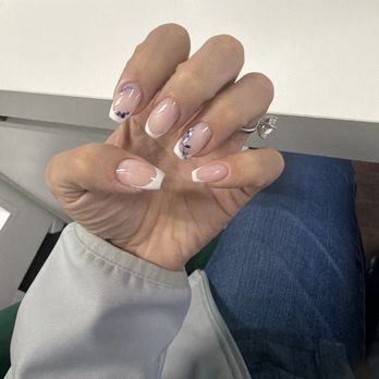 Jasminea Beauty - French nails with design - Nail Technicians Near Me
