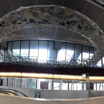 港鐵荔景站 - Just a cool metal sculpture on the upper level - Train Stations Near Me - Hong Kong, HK