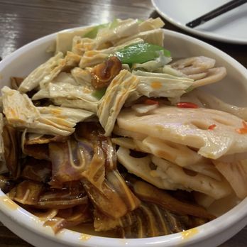 Northern Cafe - Pig Pork Ears In Chili Oil, Beancurd Salad, lotus root - Chinese Near Me - Irvine, California Northern Cafe - Pig Pork Ears In Chili Oil, Beancurd Salad, lotus root - Chinese Near Me - Irvine, California