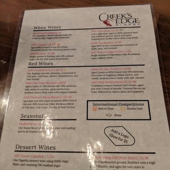 Creek's Edge Winery - Wineries Near Me - Lovettsville, Virginia