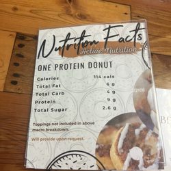 Active Nutrition Protein Smoothie Bar - Protein Donuts