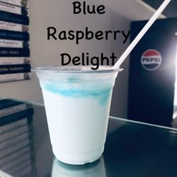 Sundae Fun-Day - Blue Raspberry Delight (slushie + ice cream)