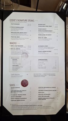 Menu photo 3 Eddie Merlot's Englewood, CO Menu photo 3 Eddie Merlot's Englewood, CO
