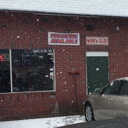 Sam's Auto - Here's what the shop looks like. It is right on the main road.