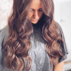 Catherine Lizbeth Hair and Makeup Artist - Transformtion Time - With one of the most discreet and gentle hair extension methods, Nano Rings.