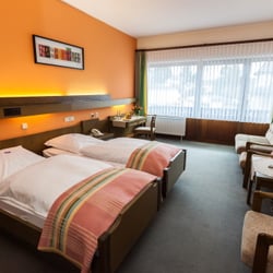 Hotel Zum Goldenen Fässchen - Twinzimmer mit Balkon, trennbare Betten, 1. Etage